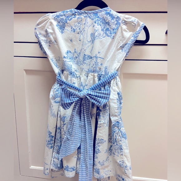 Vintage rare Daisy Kingdom Springtime Toile dress size 4. Cotton. Gorgeous! - Picture 3 of 8